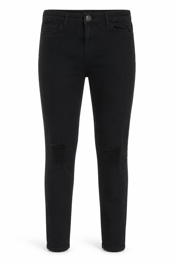 Hera Womens Black Cotton Skinny Jeans Size 28 in Regular Zip