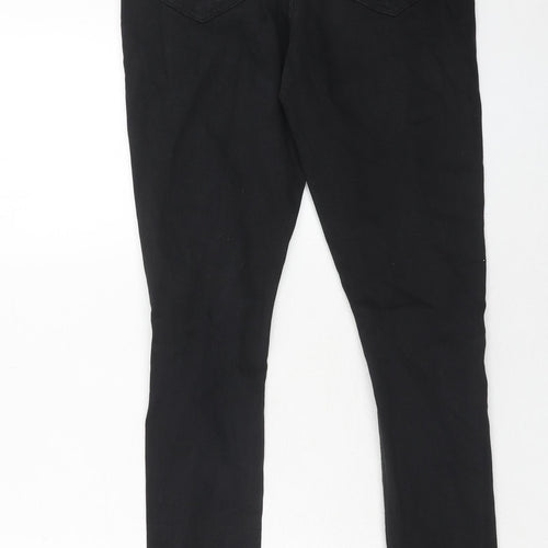 Hera Womens Black Cotton Skinny Jeans Size 28 in Regular Zip