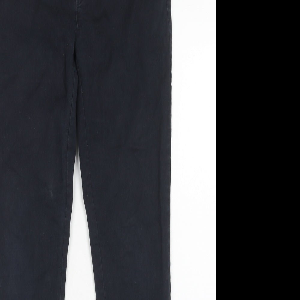 River Island Womens Blue Cotton Skinny Jeans Size 12 Regular Zip