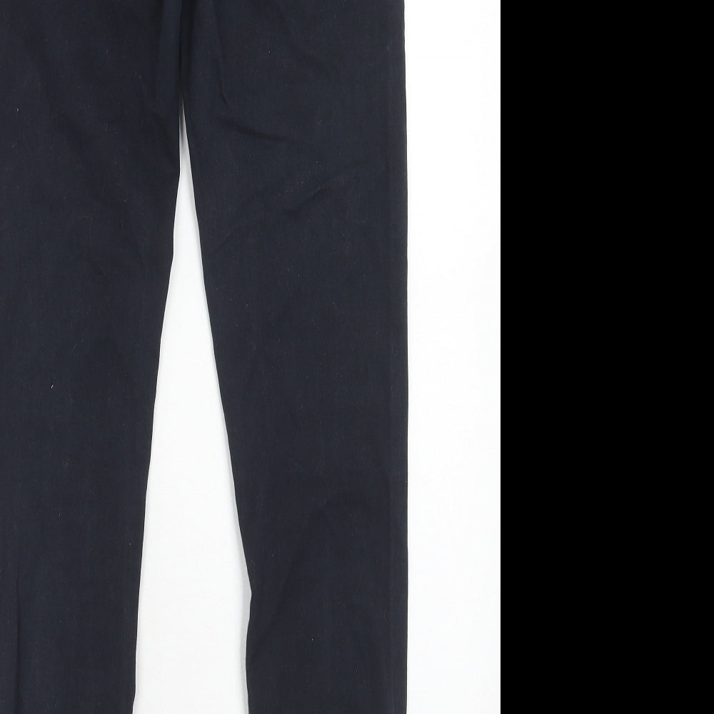 River Island Womens Blue Cotton Skinny Jeans Size 12 Regular Zip
