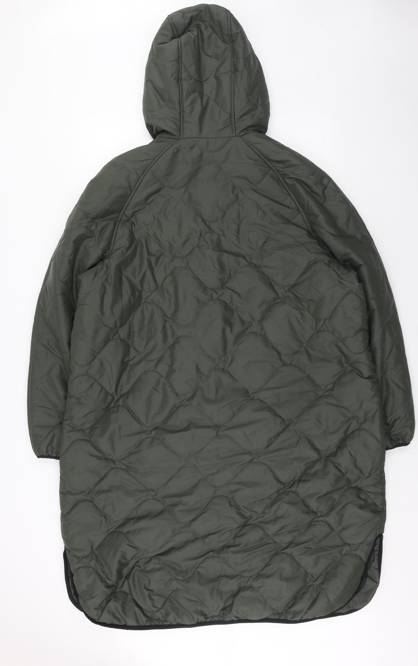 Goodmove Womens Green Quilted Coat Size 18 Zip