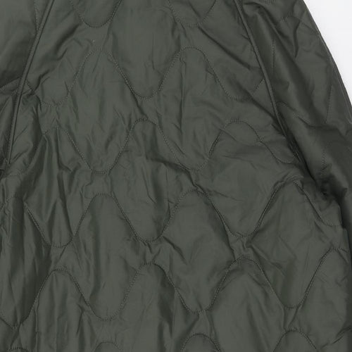Goodmove Womens Green Quilted Coat Size 18 Zip