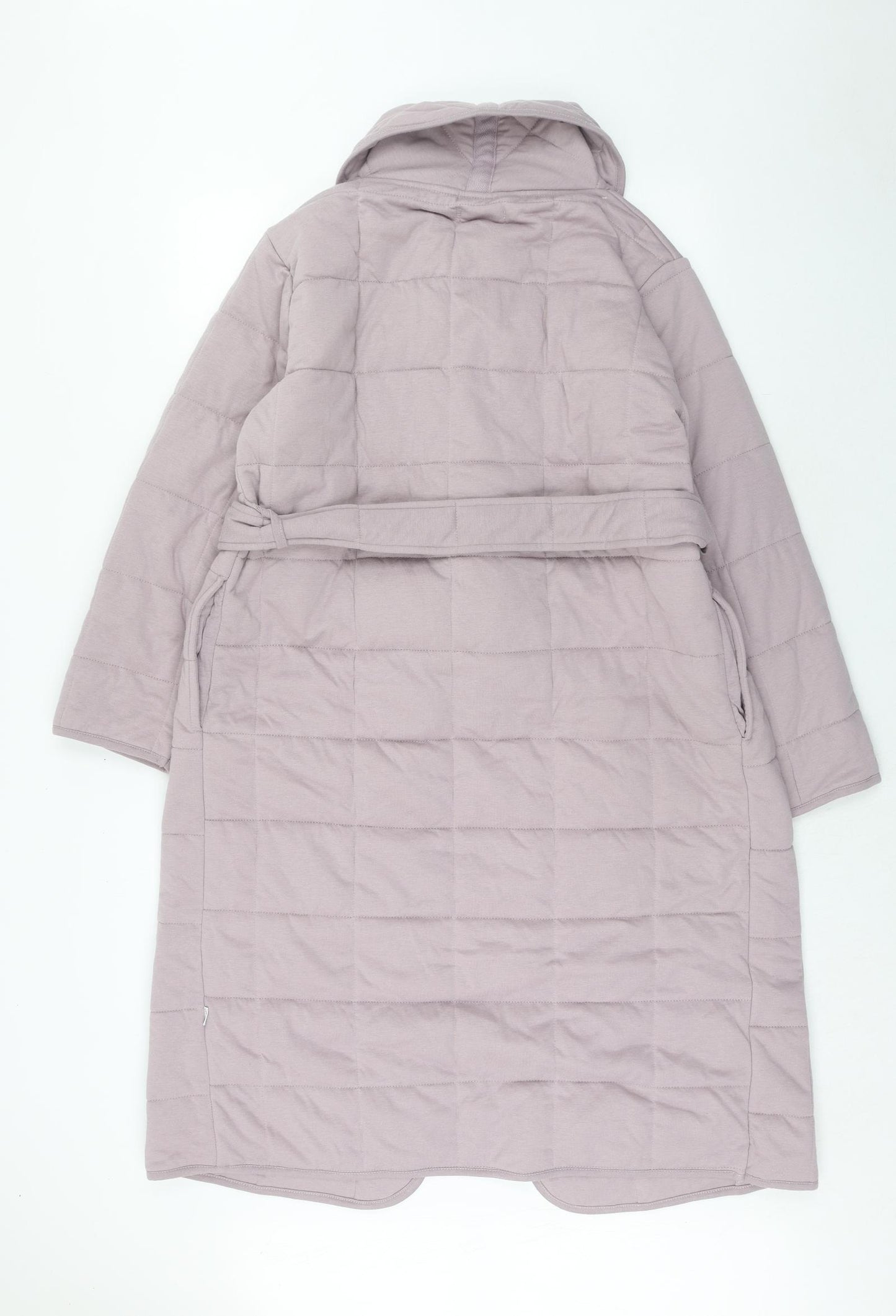 Fat Face Womens Purple Solid Polyester Top Robe Size XS Tie