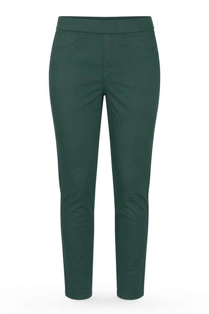 Marks and Spencer Womens Green Cotton Jegging Jeans Size 8 L26 in Regular