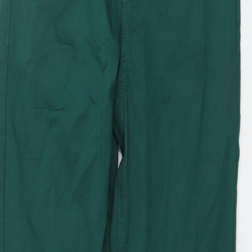 Marks and Spencer Womens Green Cotton Jegging Jeans Size 8 L26 in Regular