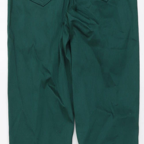 Marks and Spencer Womens Green Cotton Jegging Jeans Size 8 L26 in Regular