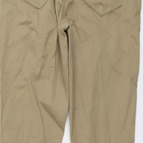 Marks and Spencer Womens Beige Cotton Jegging Jeans Size 16 L27 in Regular