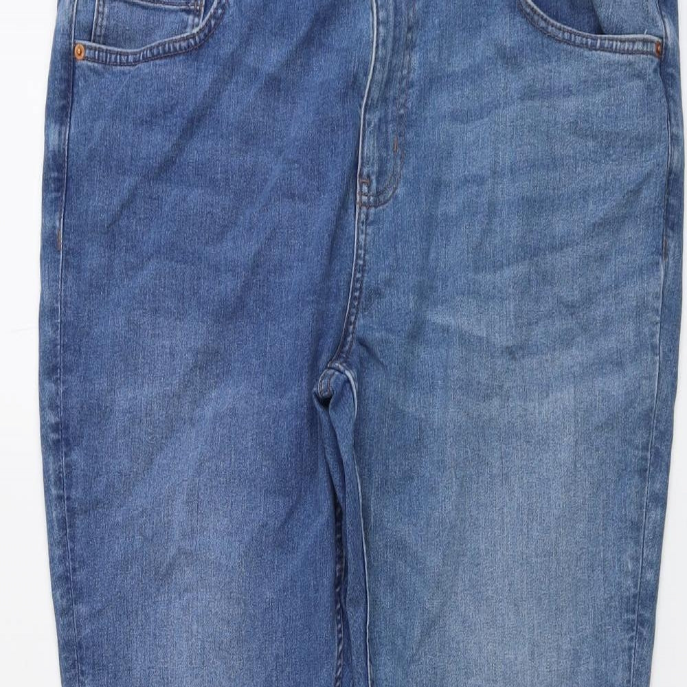 Marks and Spencer Womens Black Cotton Skinny Jeans Size 20 L26 in Regular Button
