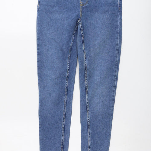 New Look Womens Blue Cotton Jegging Jeans Size 6 L25 in Regular