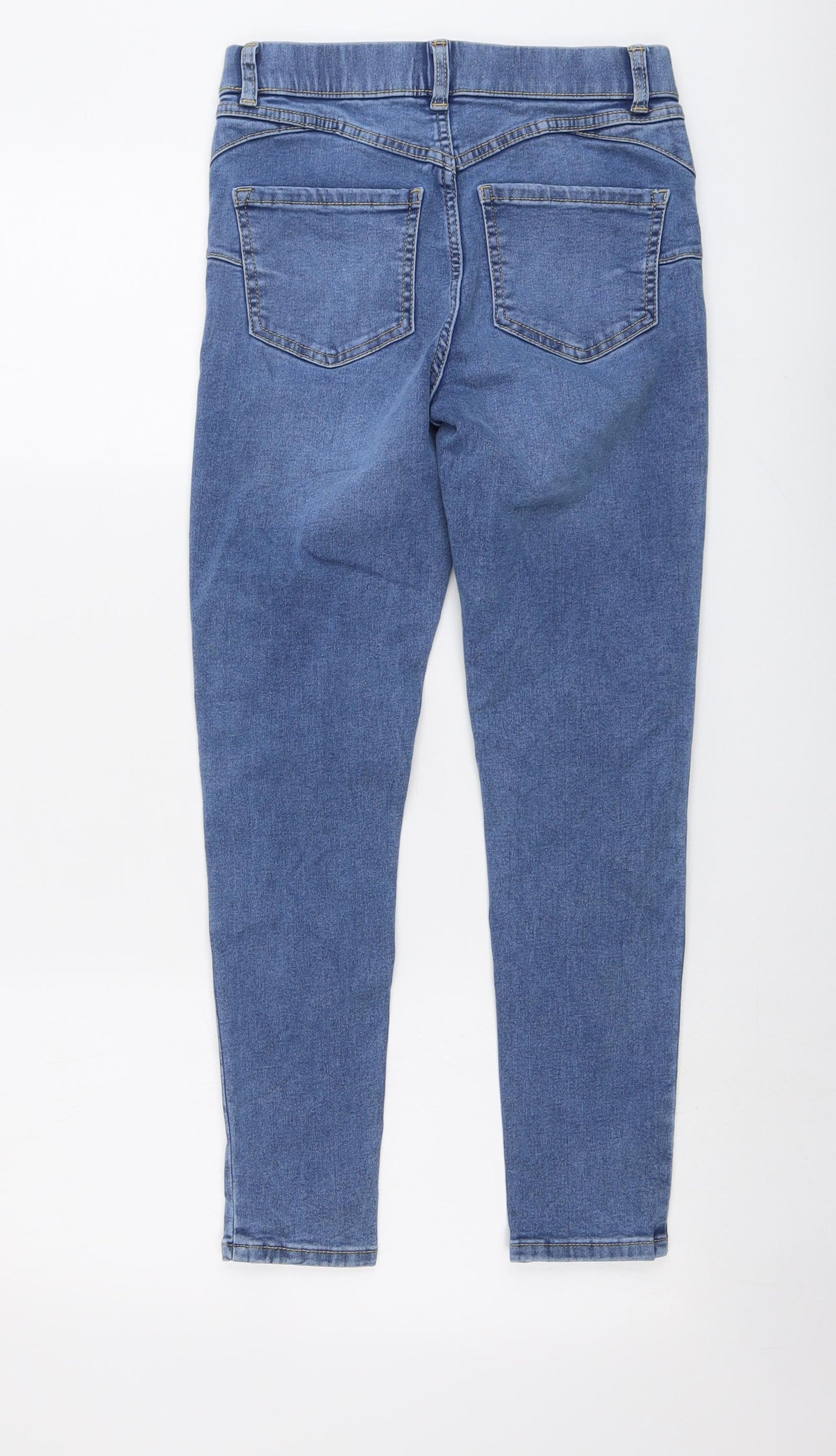 New Look Womens Blue Cotton Jegging Jeans Size 6 L25 in Regular