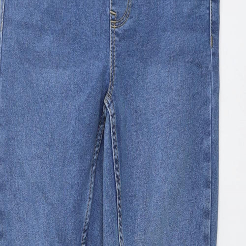 New Look Womens Blue Cotton Jegging Jeans Size 6 L25 in Regular