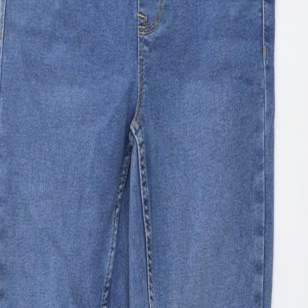 New Look Womens Blue Cotton Jegging Jeans Size 6 L25 in Regular