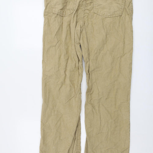 Gap Mens Beige Cotton Trousers Size 34 in L30 in Regular Button