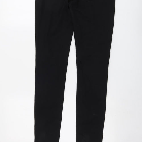 2nd ONE Womens Black Cotton Skinny Jeans Size 29 in L31 in Regular Button