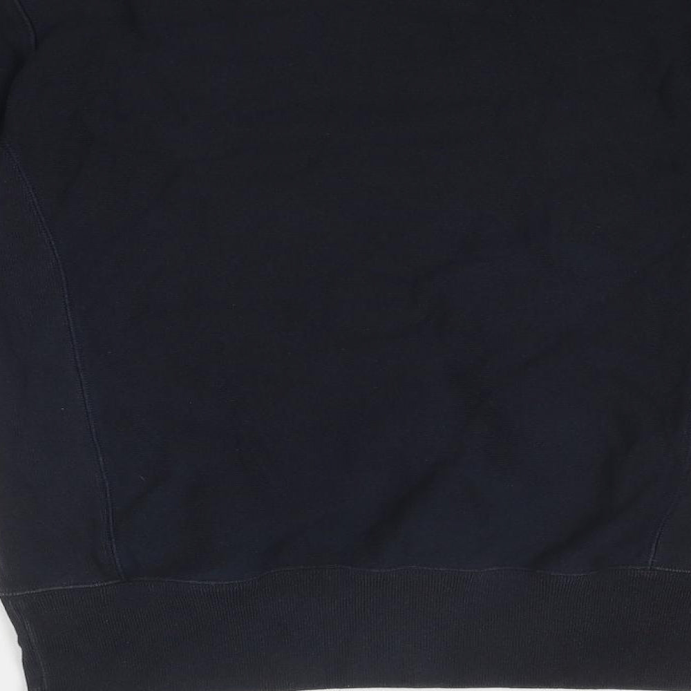 Champion Mens Blue Cotton Pullover Sweatshirt Size M