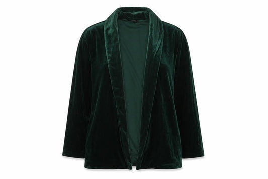 Front view of Monki women’s green jacket blazer, size XS