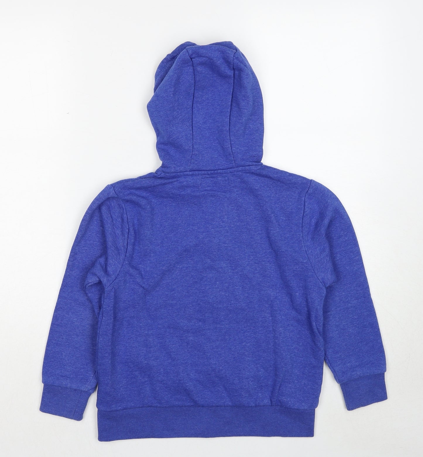 NEXT Boys Blue Cotton Full Zip Hoodie Size 8 Years Zip