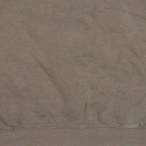 Nike Girls Beige Cotton Pullover Sweatshirt Size 10-11 Years Pullover