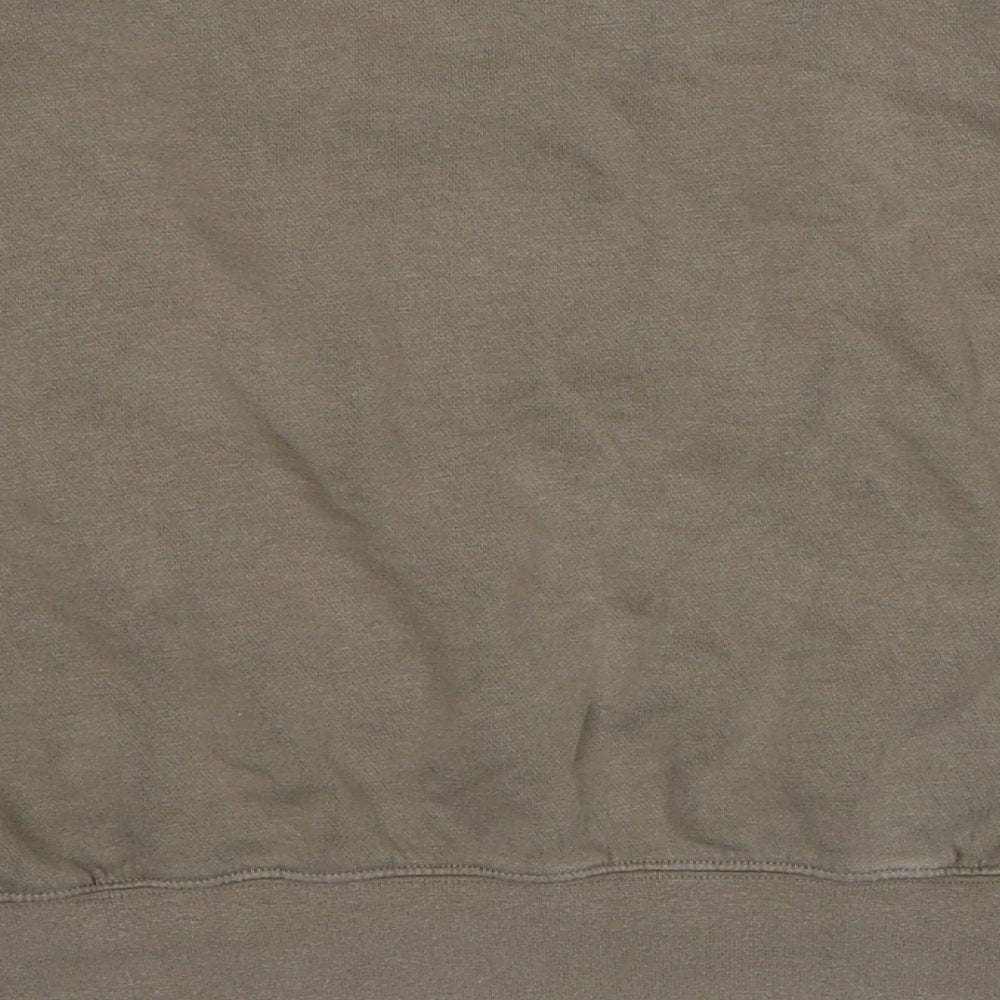 Nike Girls Beige Cotton Pullover Sweatshirt Size 10-11 Years Pullover