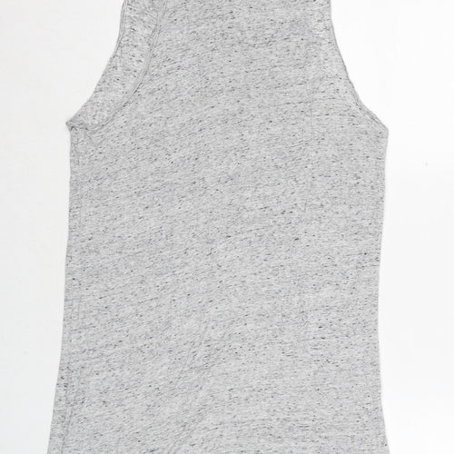 H&M Womens Grey Viscose Basic Tank Size S Round Neck - California