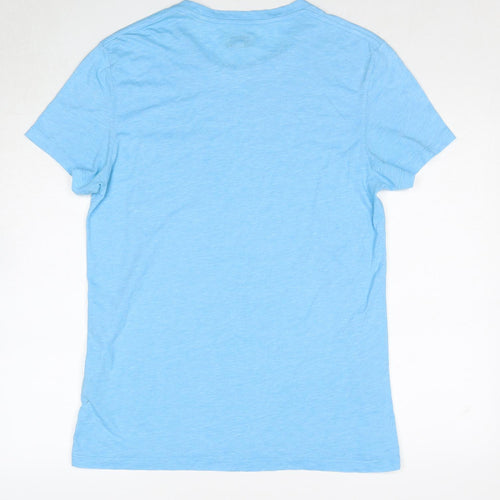 Jack Wills Mens Blue Cotton T-Shirt Size M Round Neck