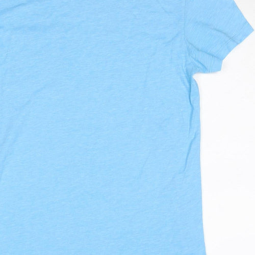 Jack Wills Mens Blue Cotton T-Shirt Size M Round Neck