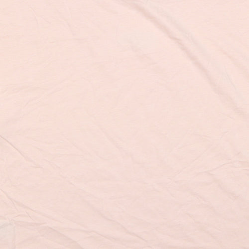 Marks and Spencer Girls Pink Cotton Basic T-Shirt Size 15-16 Years Round Neck Pullover - Weekend Outfit