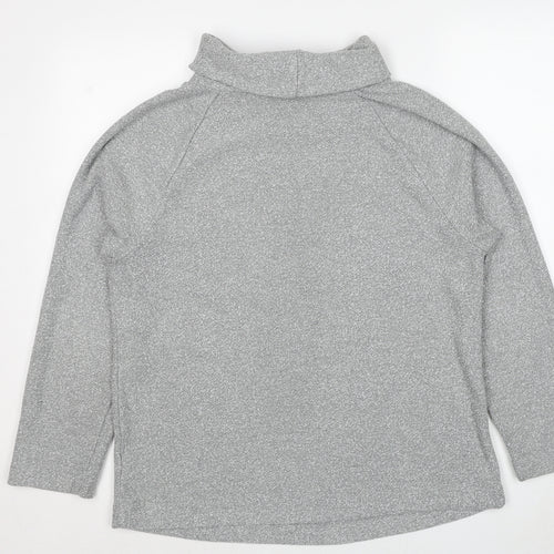 NEXT Womens Grey Roll Neck Polyester Pullover Jumper Size 14