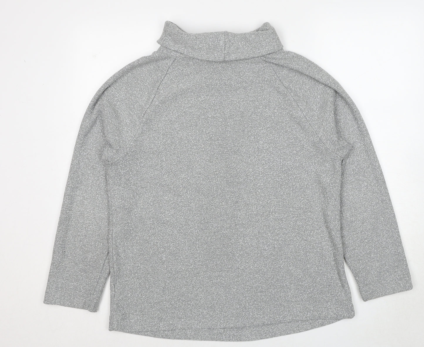 NEXT Womens Grey Roll Neck Polyester Pullover Jumper Size 14