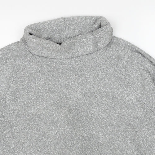 NEXT Womens Grey Roll Neck Polyester Pullover Jumper Size 14