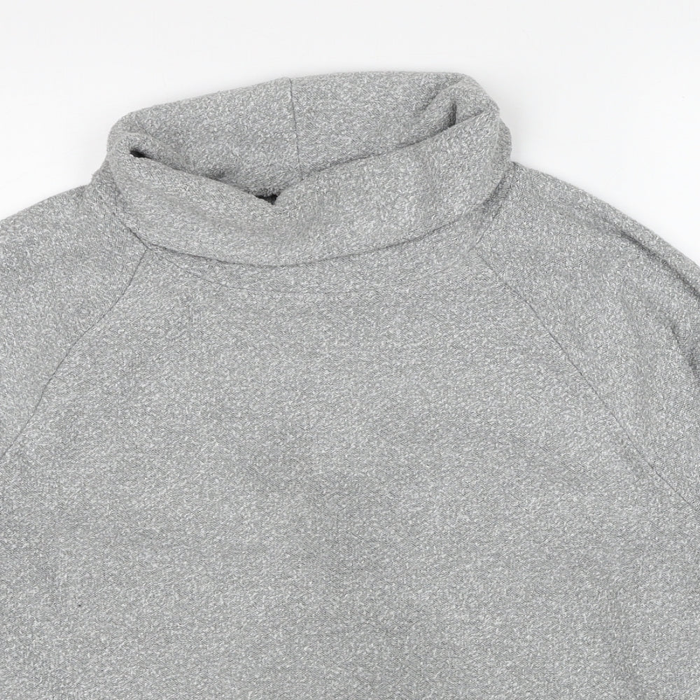 NEXT Womens Grey Roll Neck Polyester Pullover Jumper Size 14