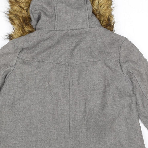 Zara Womens Grey Jacket Size S Zip