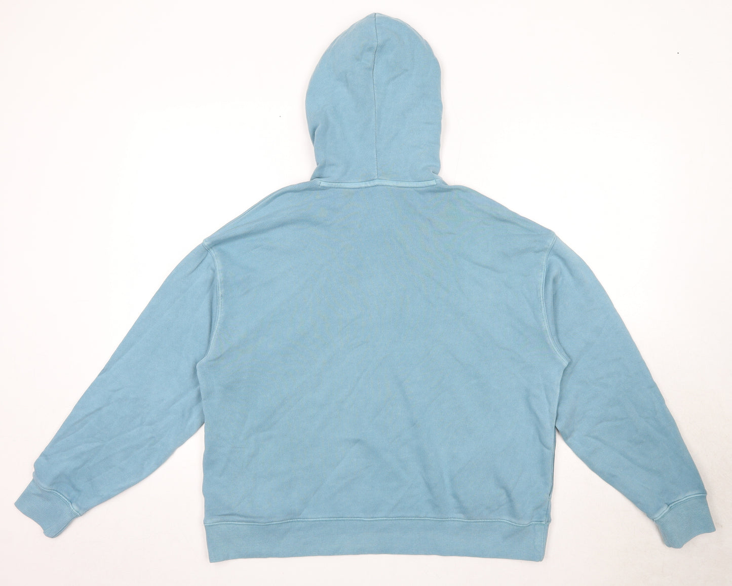 Marks and Spencer Womens Blue Cotton Pullover Hoodie Size M - San Francisco