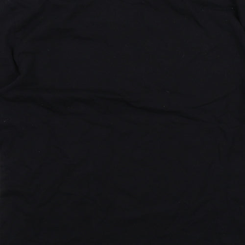 Napapijri Mens Black Cotton T-Shirt Size S Round Neck - Napapijri