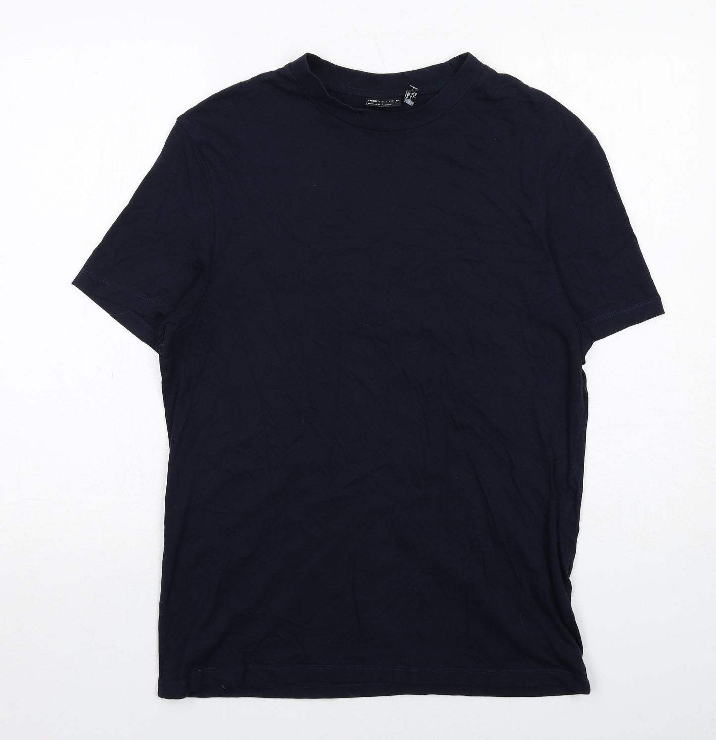 ASOS Mens Blue Cotton T-Shirt Size M Round Neck