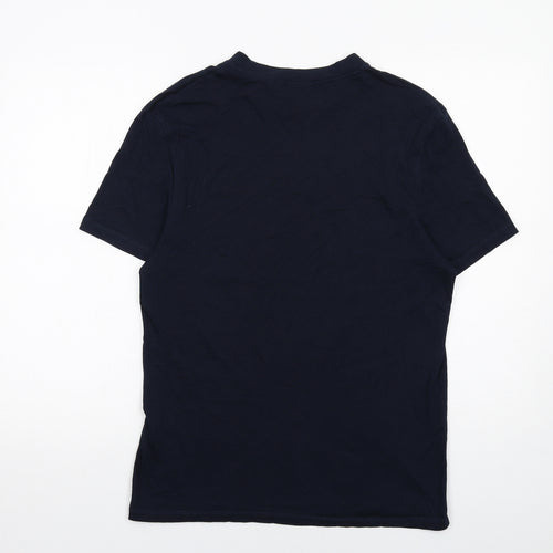 ASOS Mens Blue Cotton T-Shirt Size M Round Neck