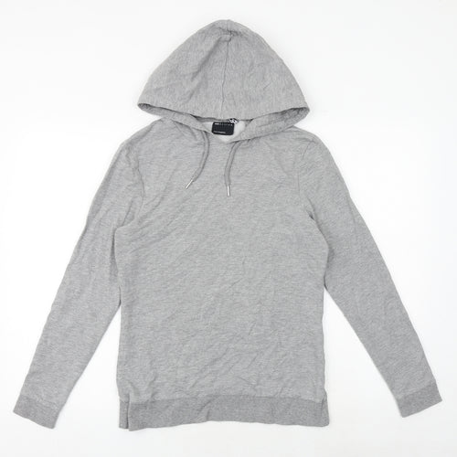 ASOS Womens Grey Polyester Pullover Hoodie Size M Pullover