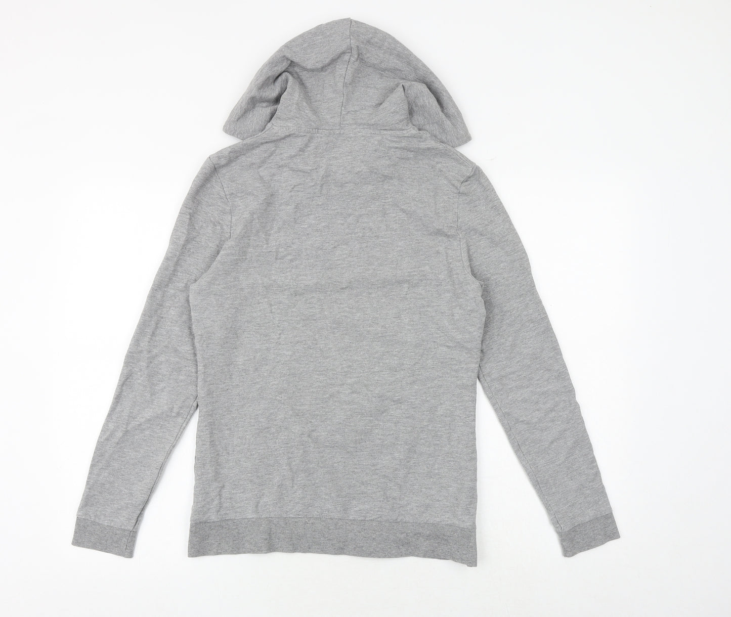 ASOS Womens Grey Polyester Pullover Hoodie Size M Pullover