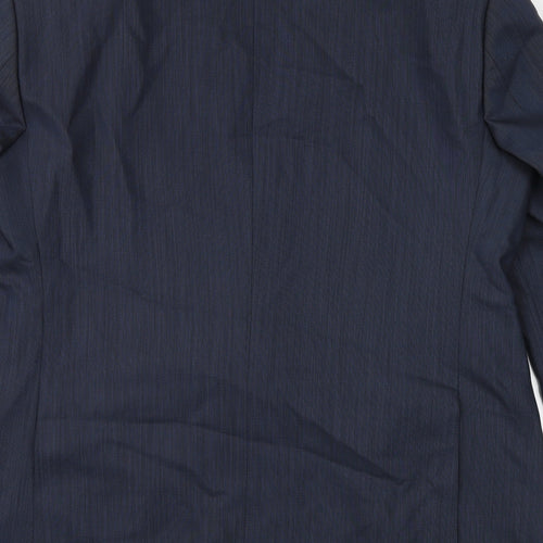 REMUS Mens Blue Wool Jacket Suit Jacket Size 40 Regular