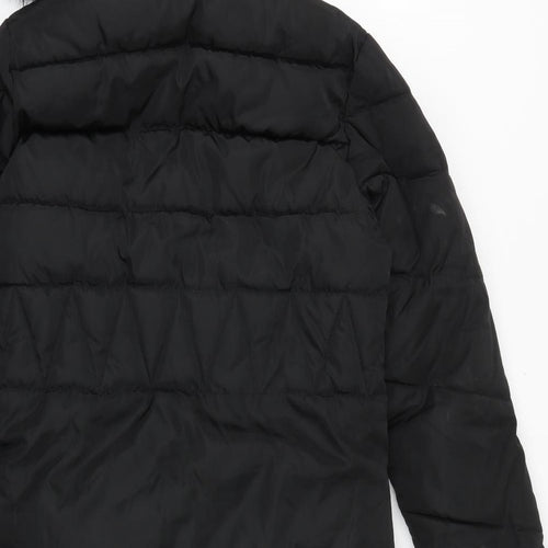 Ted Baker Girls Black Quilted Coat Size 11 Years Zip