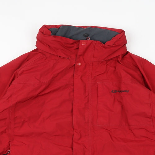 Sprayway Mens Red Jacket Size M Zip