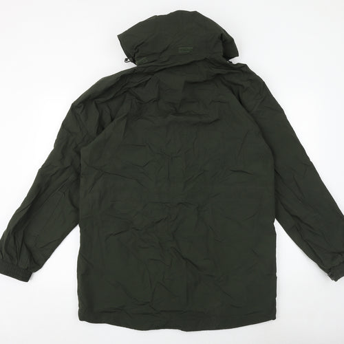 Mountain Warehouse Mens Green Windbreaker Coat Size M Zip
