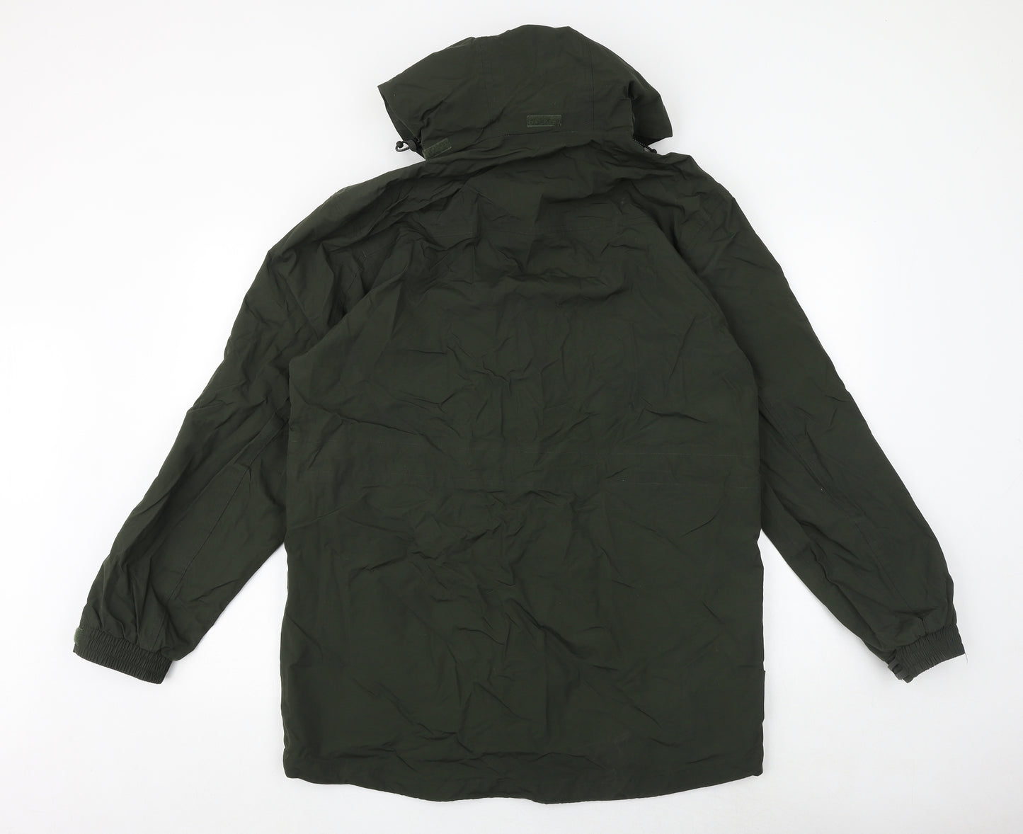 Mountain Warehouse Mens Green Windbreaker Coat Size M Zip