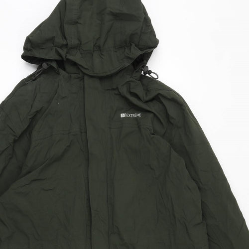 Mountain Warehouse Mens Green Windbreaker Coat Size M Zip