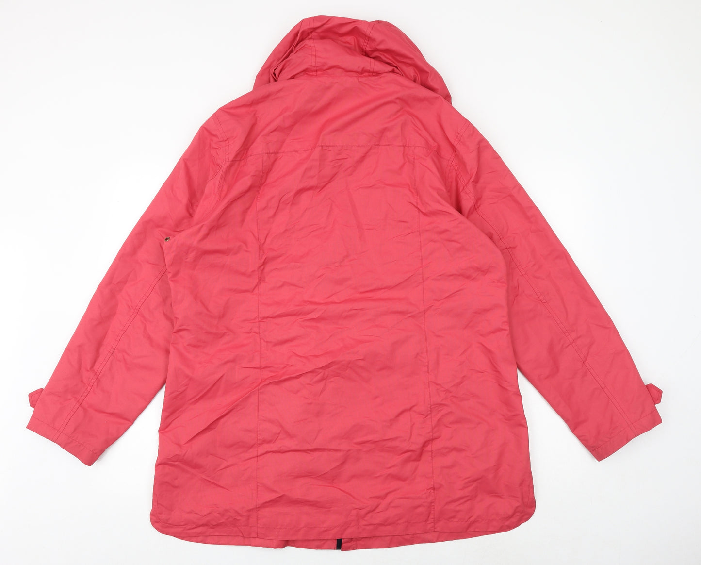 Cotton Traders Womens Pink Jacket Coat Size 18 Zip