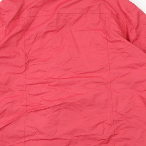Cotton Traders Womens Pink Jacket Coat Size 18 Zip