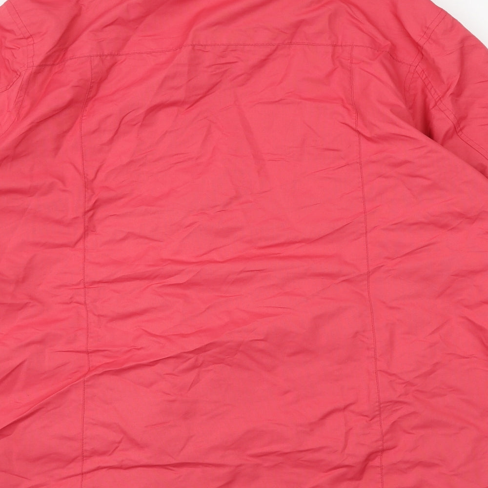 Cotton Traders Womens Pink Jacket Coat Size 18 Zip