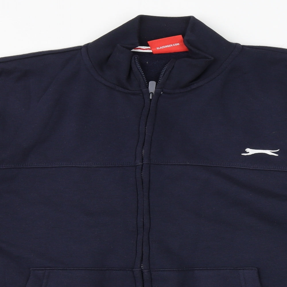 Slazenger Mens Blue Jacket Size XL Zip