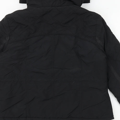 NEXT Boys Black Jacket Size 12 Years Zip