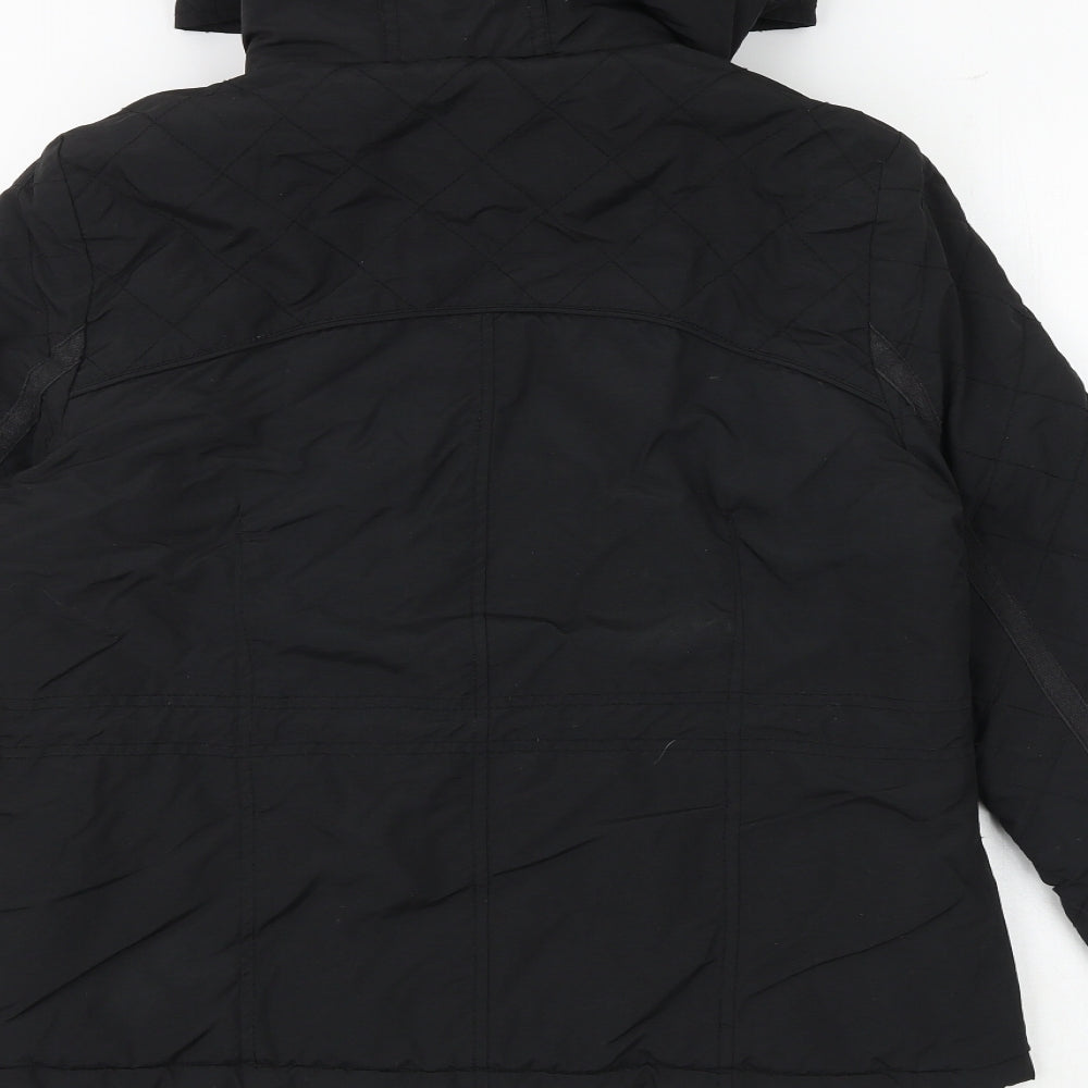 NEXT Boys Black Jacket Size 12 Years Zip